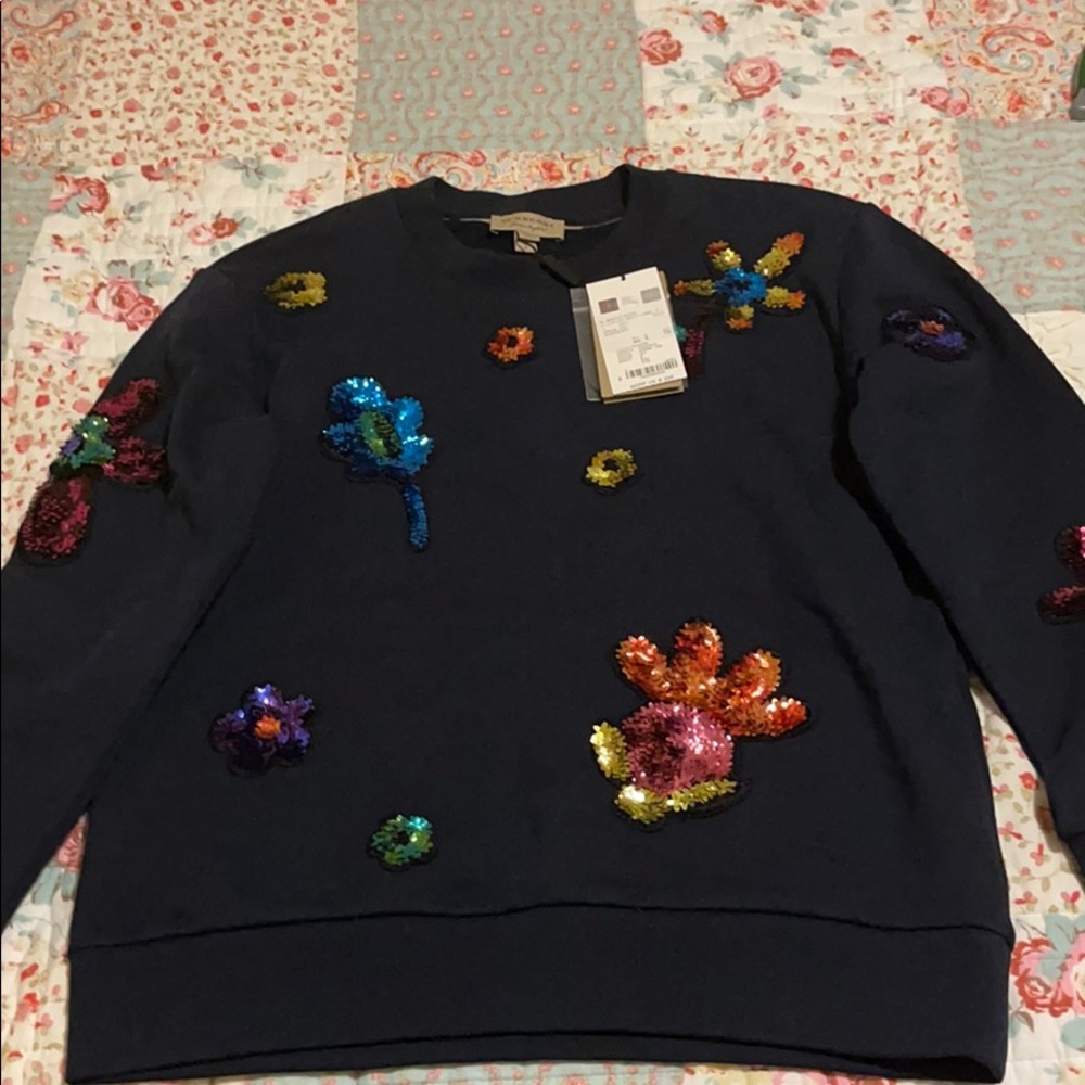 Brand New Burberry blue sweater.